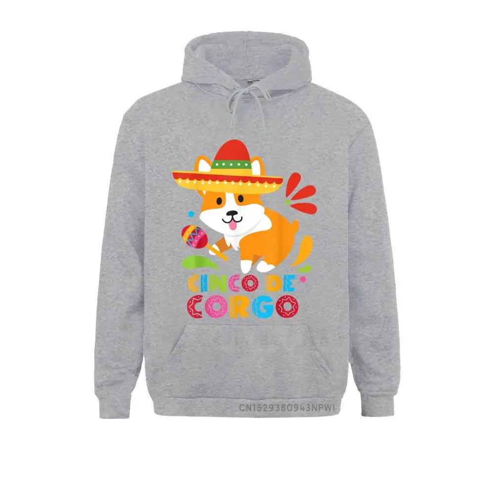 Cinco De Mayo Hoodie Funny Mexican Corgi Cute Dog Lover Corgo Pullover Hip Hop Sweatshirts Funny Women Hoodies Gift