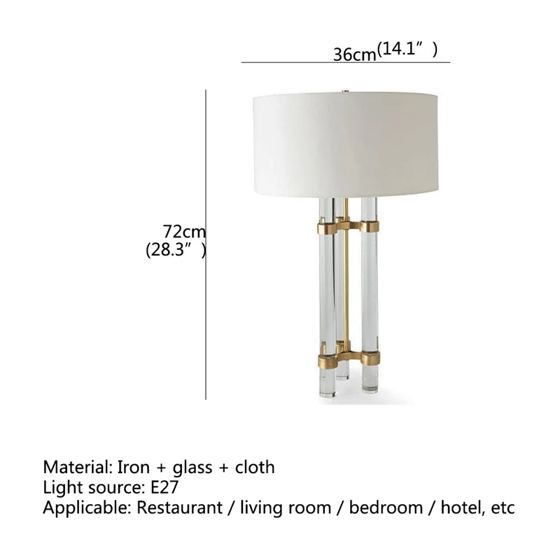 AOSONG Contemporary Table Light LED Luxury Creative Desk Lamp Decorative for Home Dinning Room