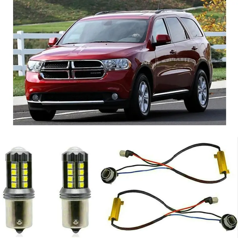 Fog lamps for DODGE DURANGO WD 2011.1 - Stop lamp Reverse Back up bulb Front Rear Turn Signal error free 2pc