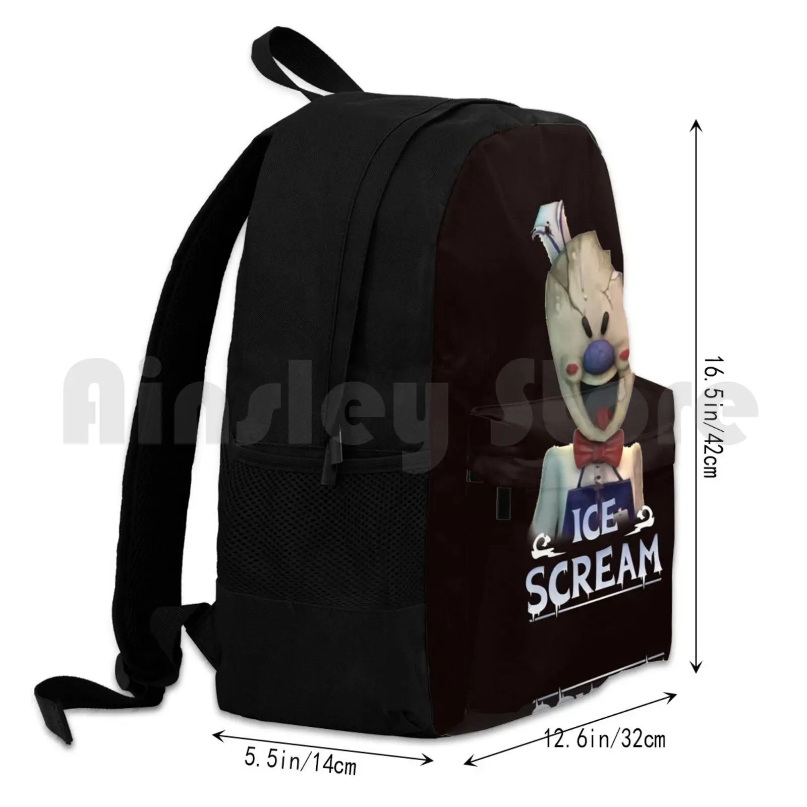 Slendrina Ice Scream حقيبة ظهر للمشي لمسافات طويلة في الهواء الطلق ، لعبة رعب محمولة ، يرجى ركوب حقيبة رياضية للتسلق ، يرجى ، Android ، Ios
