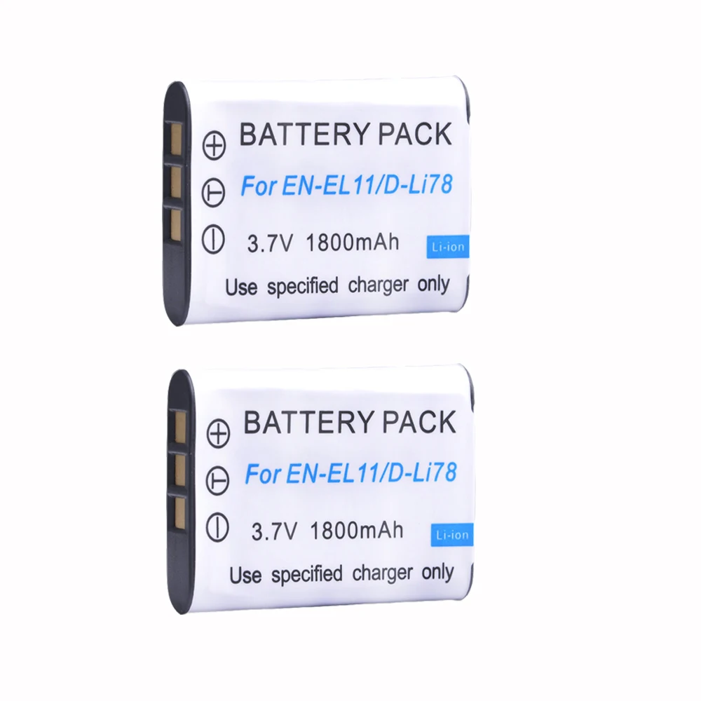 Аккумулятор для Nikon Coolpix S550 S560 Pentax M50 W60 W80 V20 Sony EN-EL11 AZ1V AZ1VR