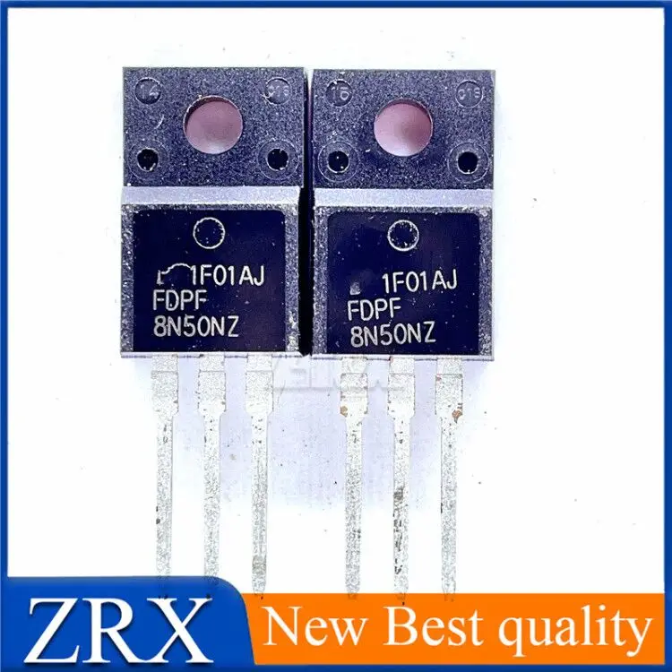 

5Pcs/Lot FDPF8N50NZ new imported MOSFET FDPF8N50NZ 500V 8A