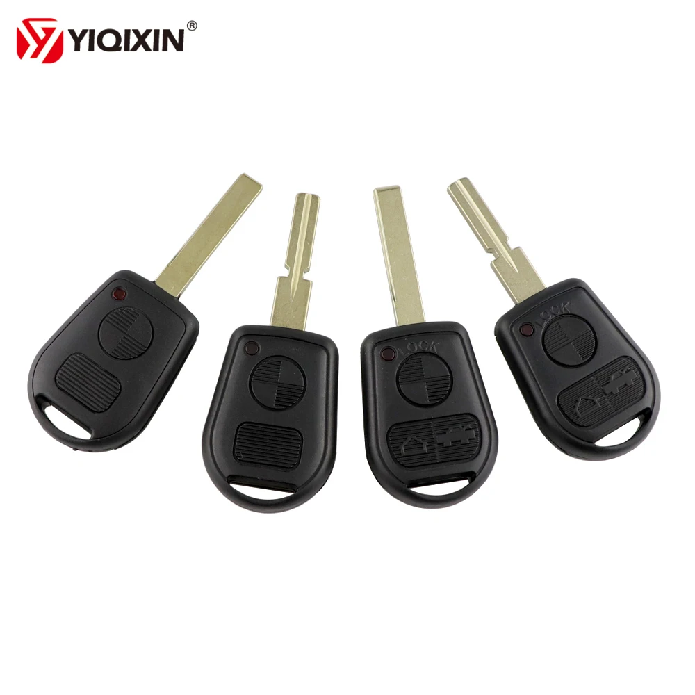 

YIQIXIN 2 3 Button Remote Car Key Shell Replacement Remote Case For BMW E31 E32 E34 E36 E38 E39 E46 Z3 With HU58/HU92 Blade