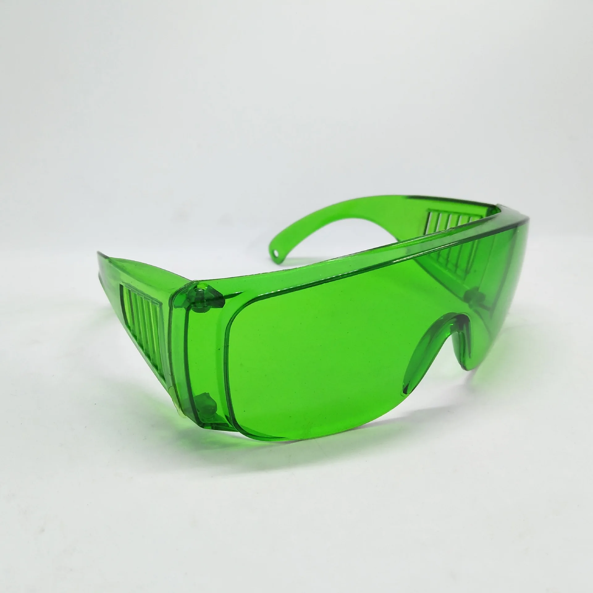 2PCS Green Laser Safety Glasses Blinds design Large width high quality protective glasses Shockproof Fashion Safety glasses