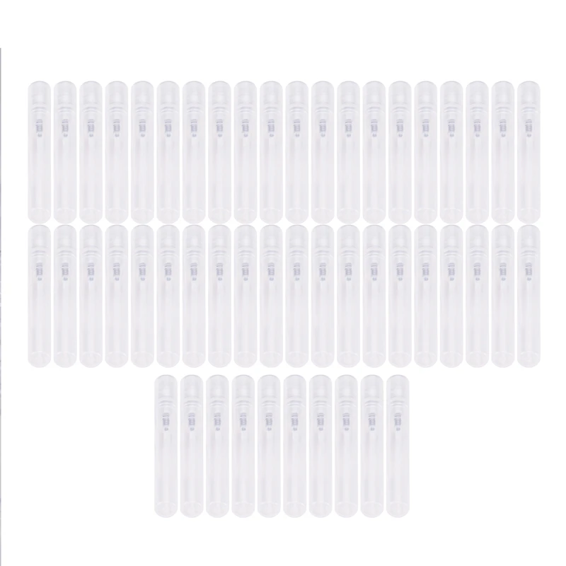 50Pcs / Lot 5Ml Empty Transparent Plastic Spray Bottle Makeup Perfume Atomizer Refillable Bottle