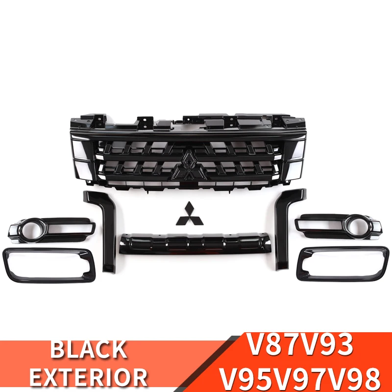 For Mitsubishi Pajero accessories v87v93v95v97v98 Front bumper fittings Pajero io Full Pinin Montero Modification