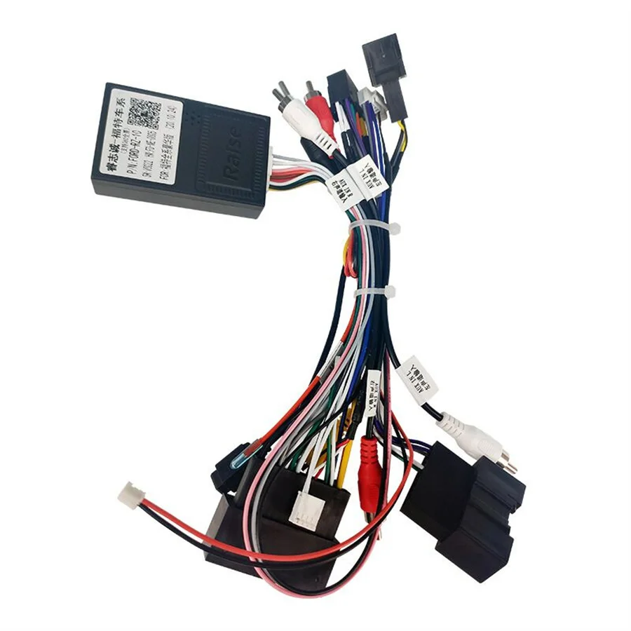 

Car 16Pin Android Power Wiring Harness With Canbus box For Ford Focus(12-18) 9.7'' 10.4'' 12.4'' Android Stereo player