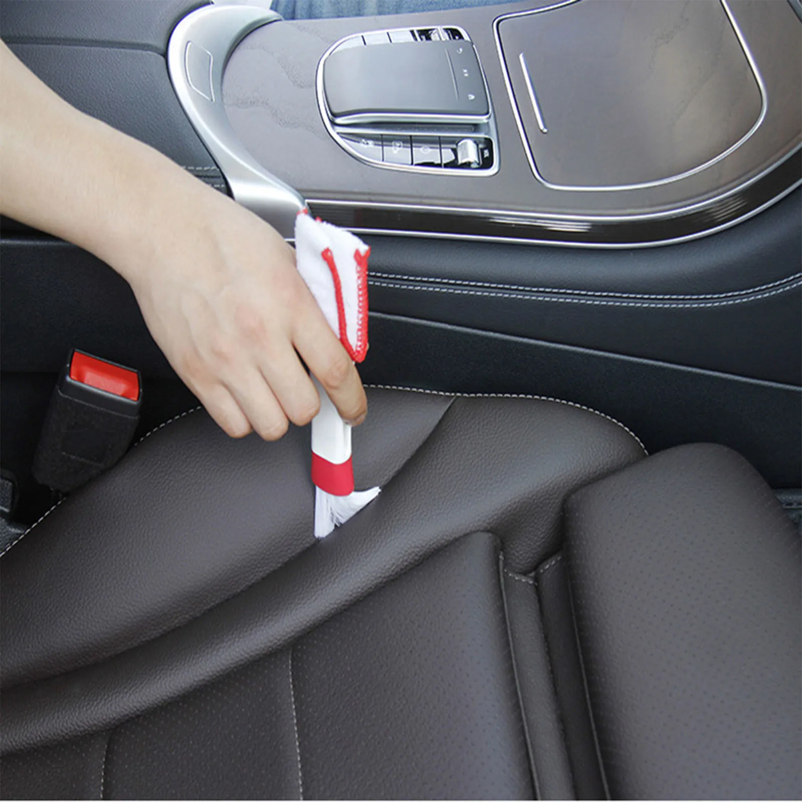 Car Air Conditioner Vent Brush Microfibre Car Grille Cleaner Auto Detailing Blinds Duster Brush Car-styling Auto Accessories