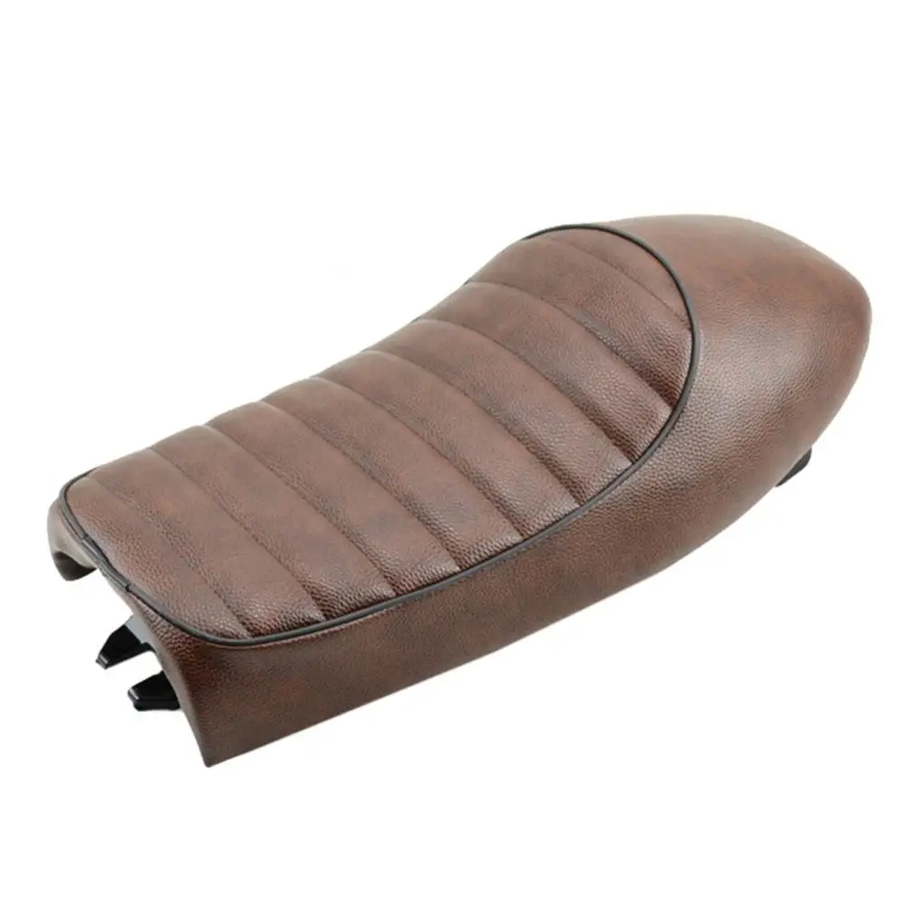 Motorcycle Motorbike Hump Flat Cafe Racer Saddle Seat Cushion Pad for H-onda