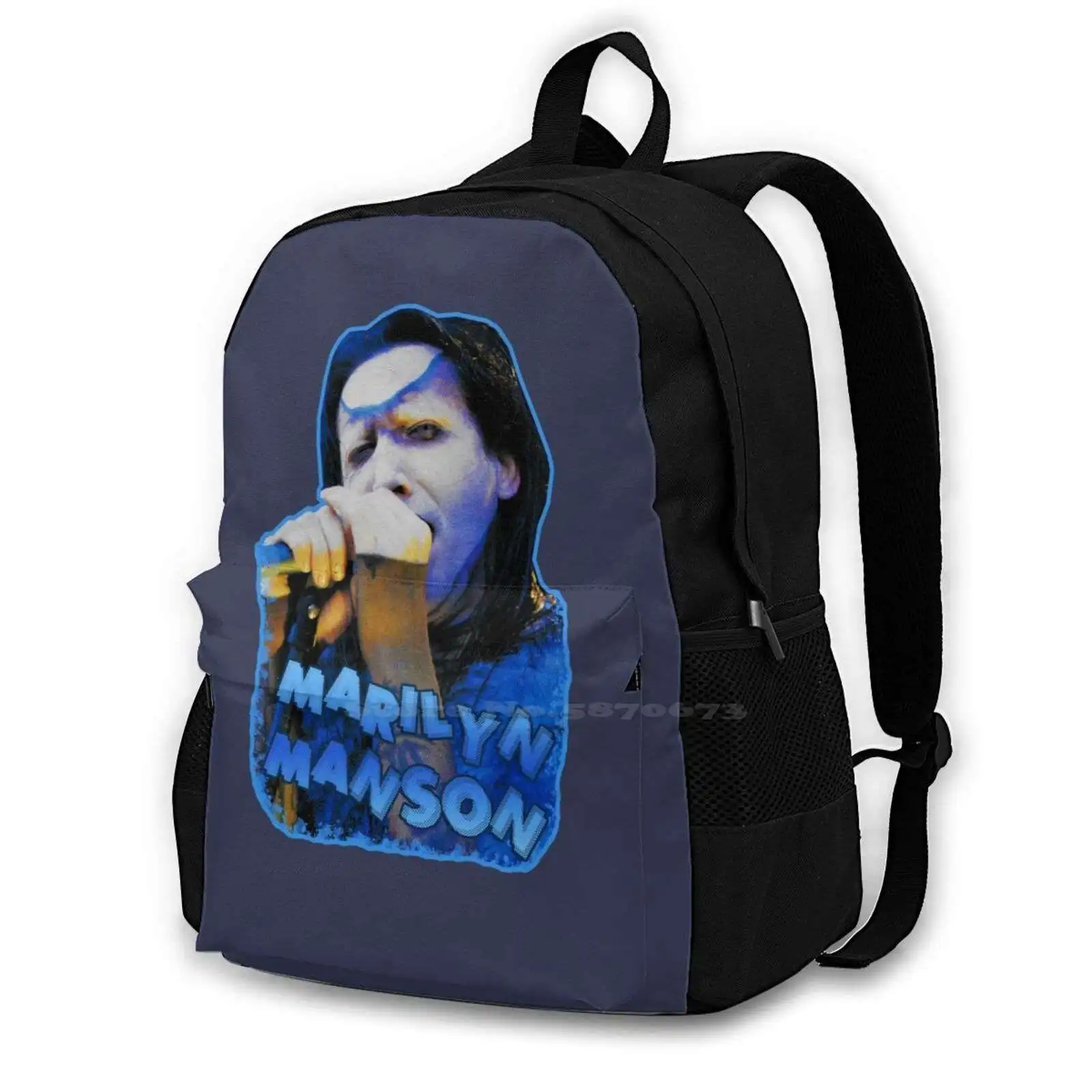 

Brian-- Antichrist Superstar 1997 Manson Hot Sale Schoolbag Backpack Fashion Bags Brian 90S 1997 Charles Manson Goth Antichrist