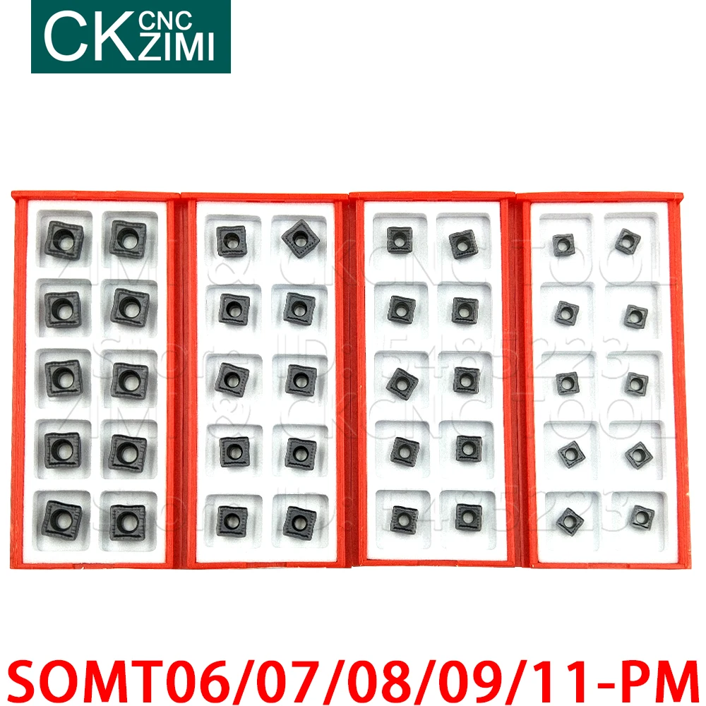 SOMT060204 SOMT070306 SOMT08T306 SOMT09T308 SOMT11T308 PM ZM2125 Sisipan Karbida Diindeks U Bor Memutar Alat Bubut CNC