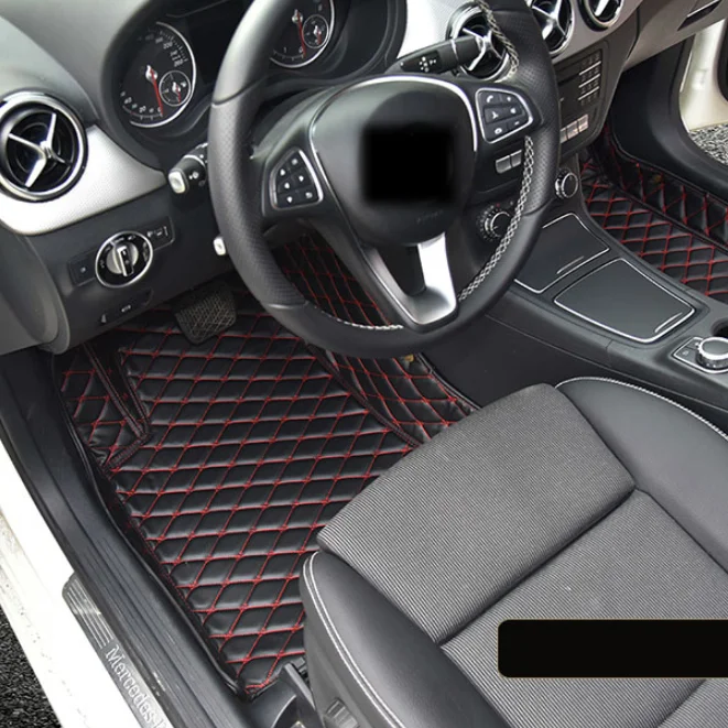 

leather car floor mat for mercedes benz B180 b200 b260 2011 2012 2013 2014 2015 2016 2017 2018 w246 accessories rug