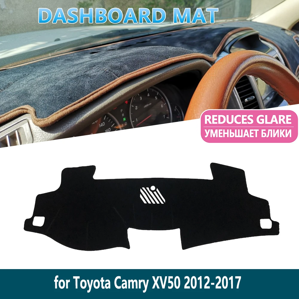 

for Toyota Camry 50 XV50 2012~2017 Protect Carpet Anti-UV Dashboard Mat Cover Pad Inner Sun Shade Dash board Car Accessories