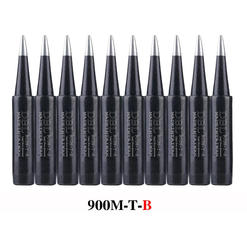 10PCS/Lot Lead-Free Soldering Iron Tip 900M-T-K/SK/I/IS/B/1C/2C/3C/4C/0.8D/1.2D/1.6D/2.4D/3.2D/SB For 936 937 Soldering Station