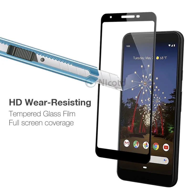 1-3Pcs Screen Protector Protective Film For Google Pixel 3 3a 2 1 Full Cover Tempered Glass For Google Pixel 6 XL 2 XL 3 XL 4 XL