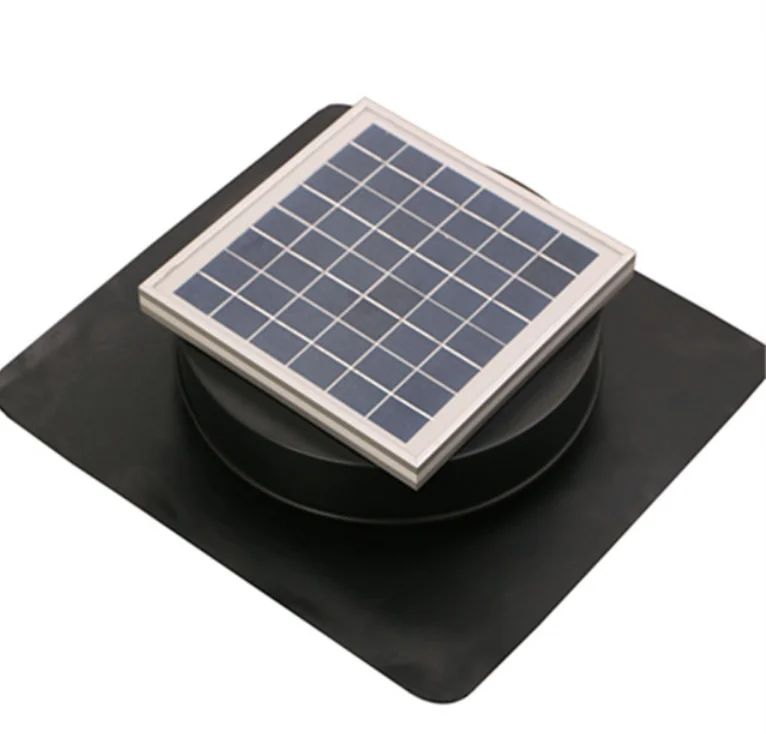5W Solar Atticพัดลมประหยัดพลังงานสำหรับเรือนกระจกลดความชื้นและความร้อนหลังคาระบายอากาศพัดลมHousetopพัดลม