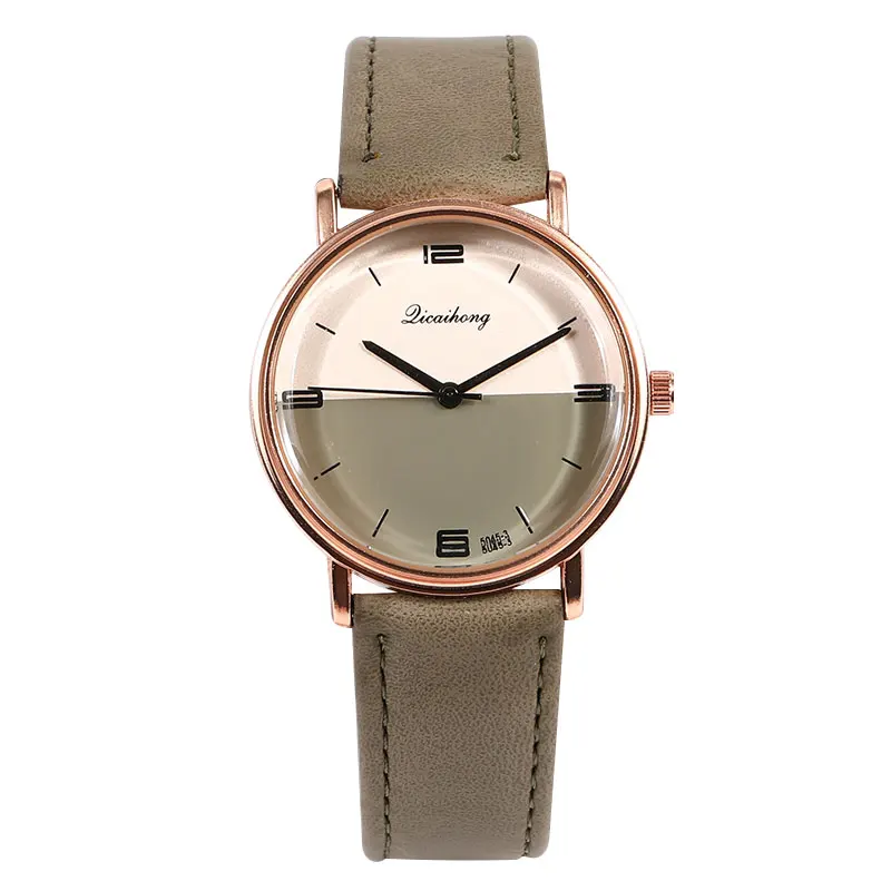 Nova moda simples mulheres relógios senhoras casual relógio de quartzo de couro feminino relógio feminino relógio feminino montre femme zegarek damski