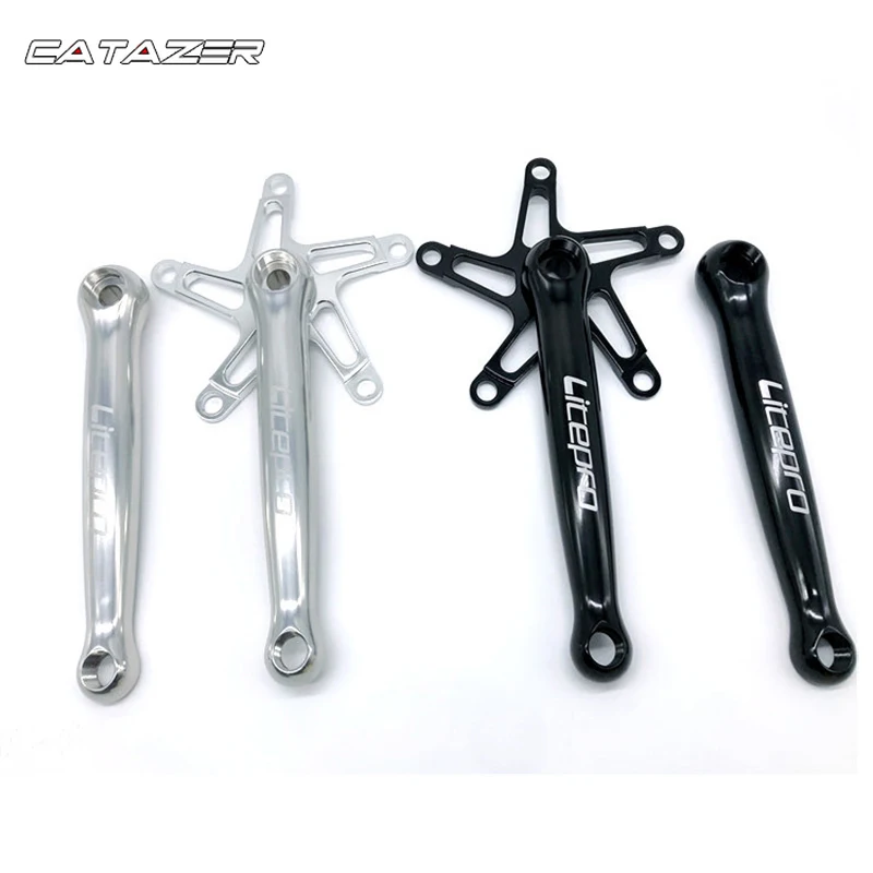 

Alloy Aluminum Single Bike Crank Arm 170mm for 130mm MTB Road Brompton Folding Crankset Square Taper Bike Part 130BCD