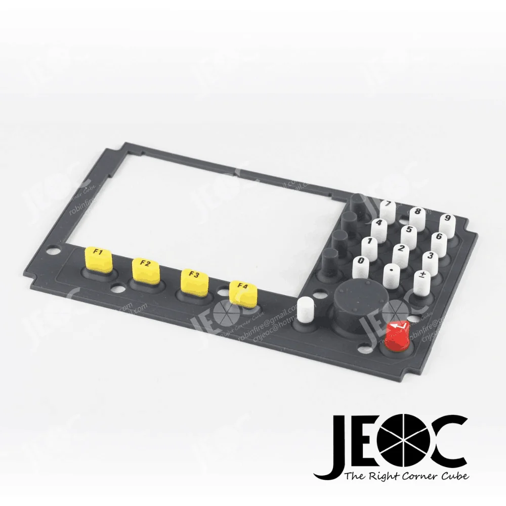 

JEOC Keypad for Leica TS02 TS06 TS09 Total Station Accessories, Rubber Replacement Keyboard