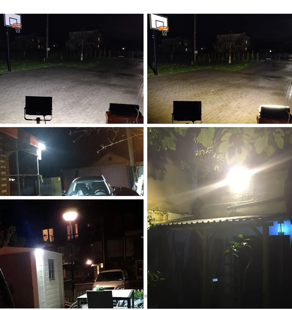 Outdoor LED Flutlicht 50W 100W 150W 220V Wasserdichte Flutlicht Indoor LED Spot Licht Außen straße Lampen Landschaft Scheinwerfer – Detail 7