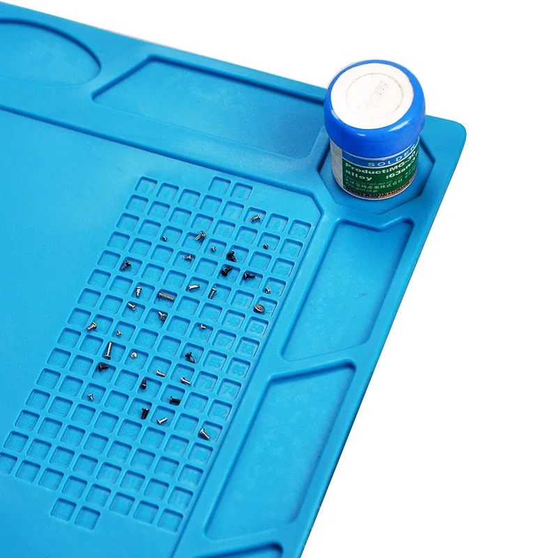 Tappetino per saldatura con isolamento termico ESD strumenti di lavoro Kit di strumenti per la riparazione del telefono del Computer piattaforma di manutenzione resistente al calore