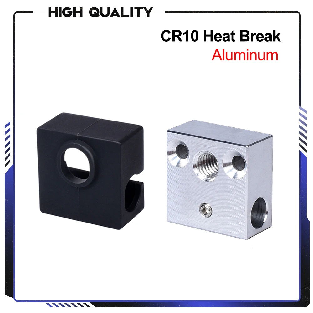 

High Quality CR10 Heater Block MK8 Silicone Sock For Micro Swiss Cr10 Hotend Ender 3 Mk7/Mk8/Mk9 J-head Extruder Heat Block