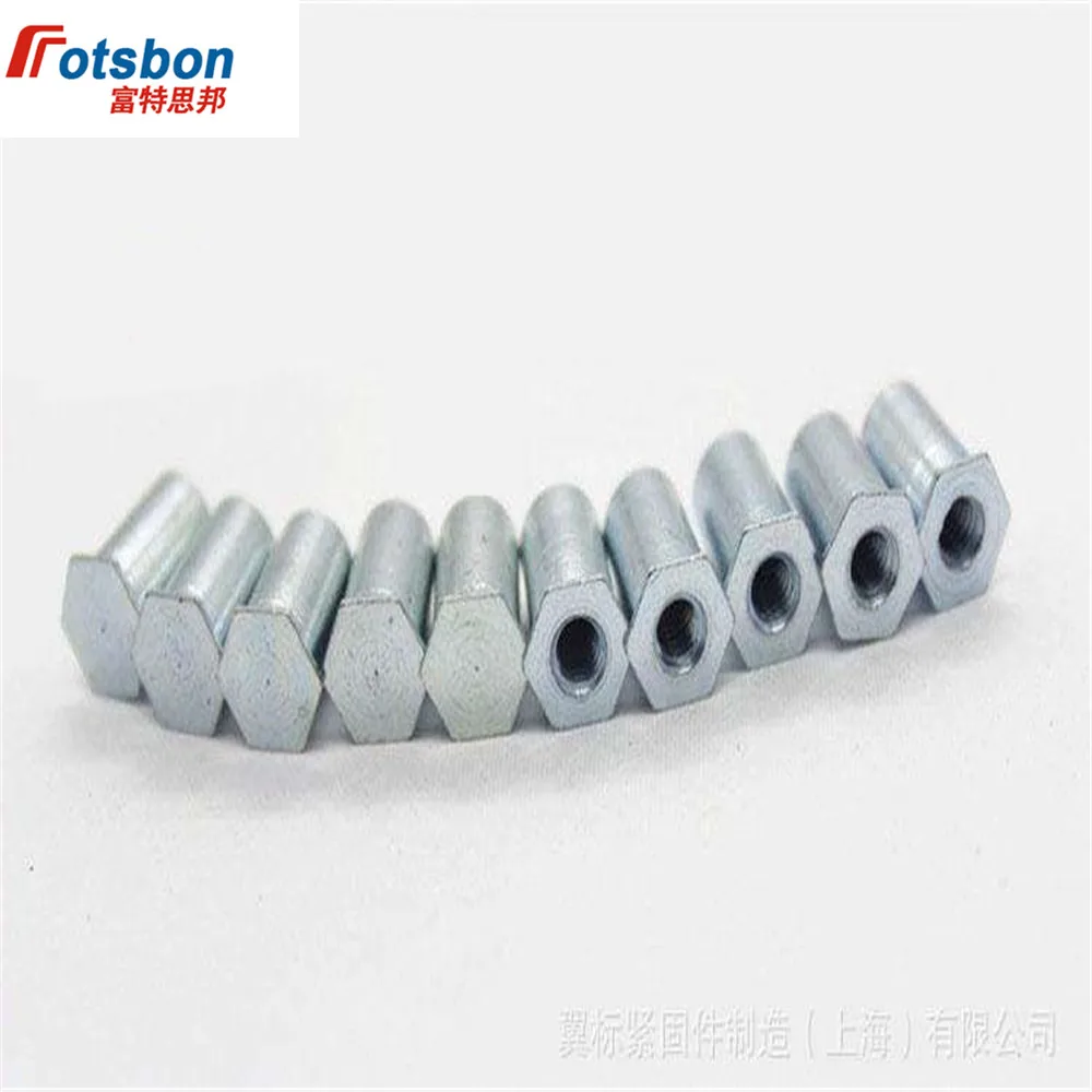 BSO4-M5-8 Blind Hole Threaded Standoffs Self Clinching Feigned Crimped Studs Server Cabinet Sheet Metal Spacer Pins Rivet Nut