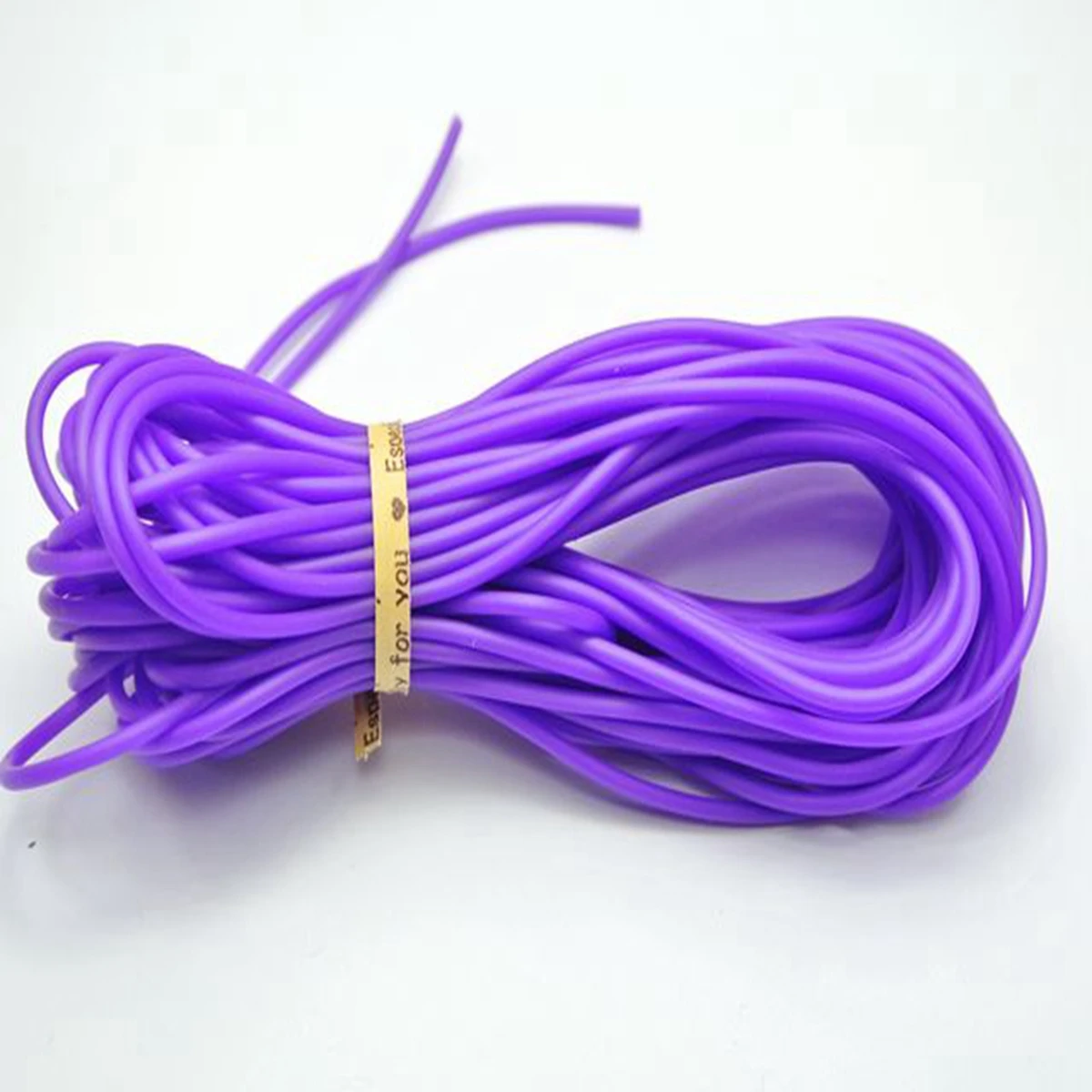 10 Meter 2mm Soft Hollow Rubber Tubing Jewelry Cord Cover Memory Wire