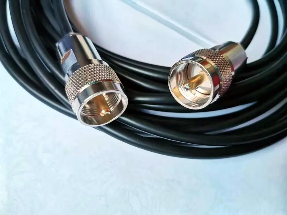 50-5 RF Pure copper cord with N-N connector  for FM Antenna Feeder Cable 20 Meters For Short wave SW radio Transmitter