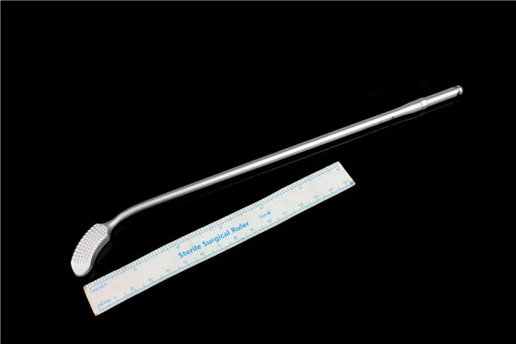 

Orthopedic instrument Medical disc bone file spine lumbar vertebra interbone peek titanium alloy fusion double side grater