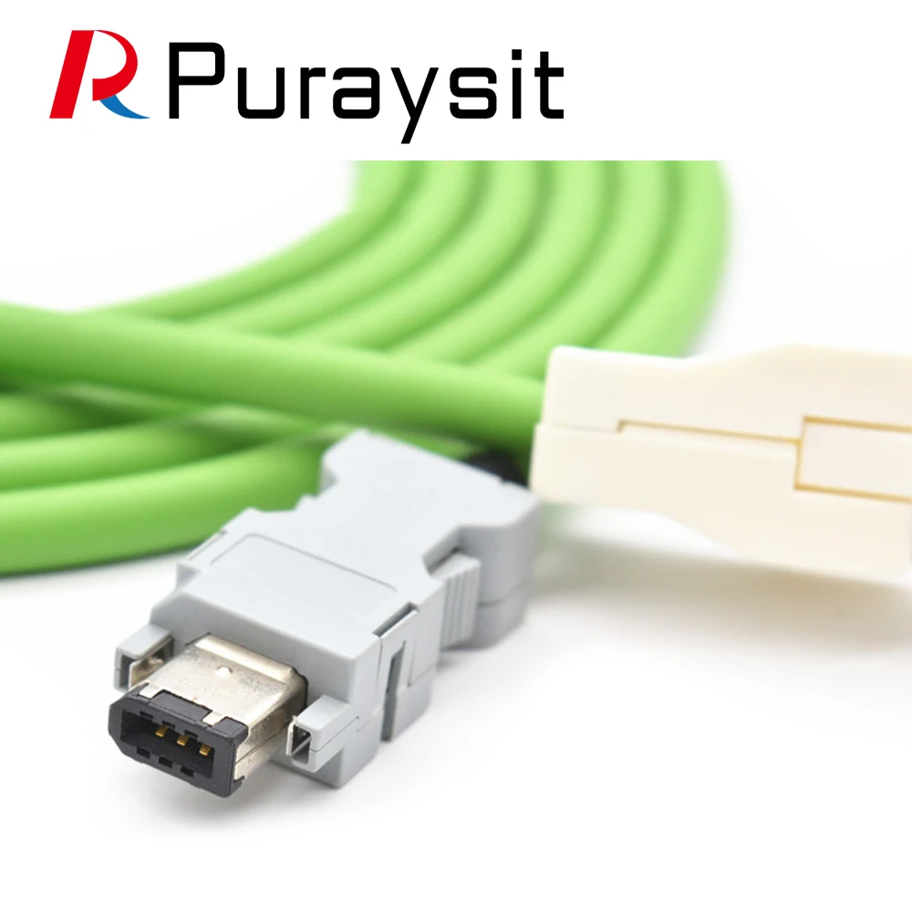 Puraysit A6 Servo Motor Encoder Cable High Flexible Cable MFECA0050EAD 0100 Encoder Cable for Panasonic