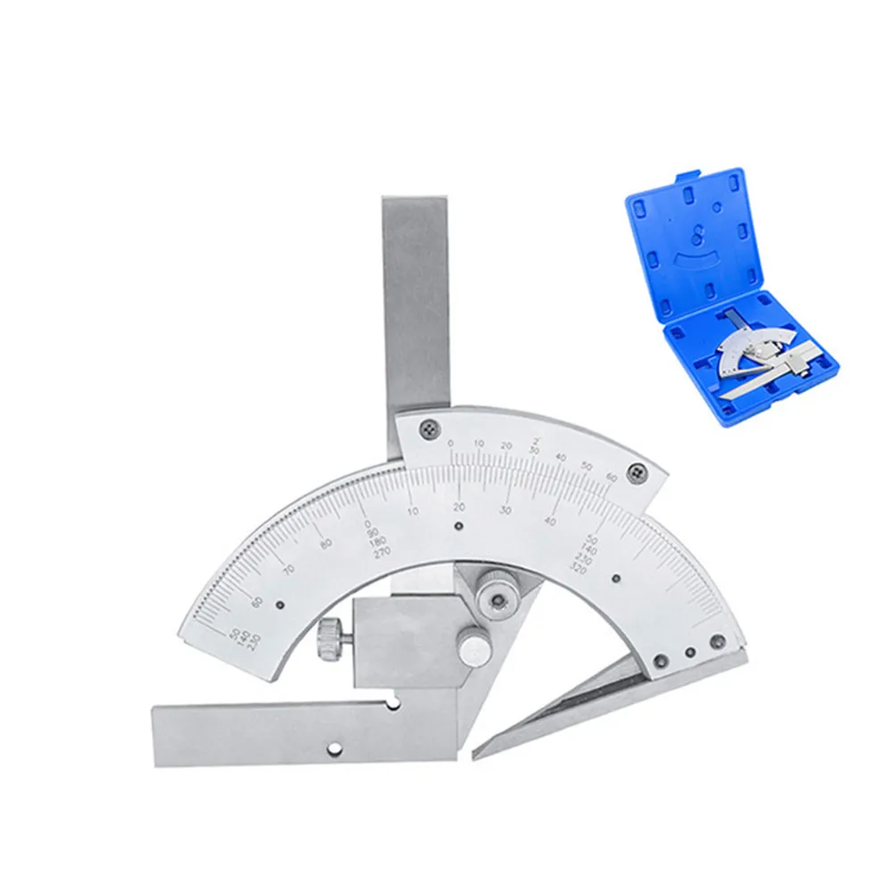 

Angle Ruler 0-320 Degrees Universal Protractor Precision Goniometer Finder Measurement Tools