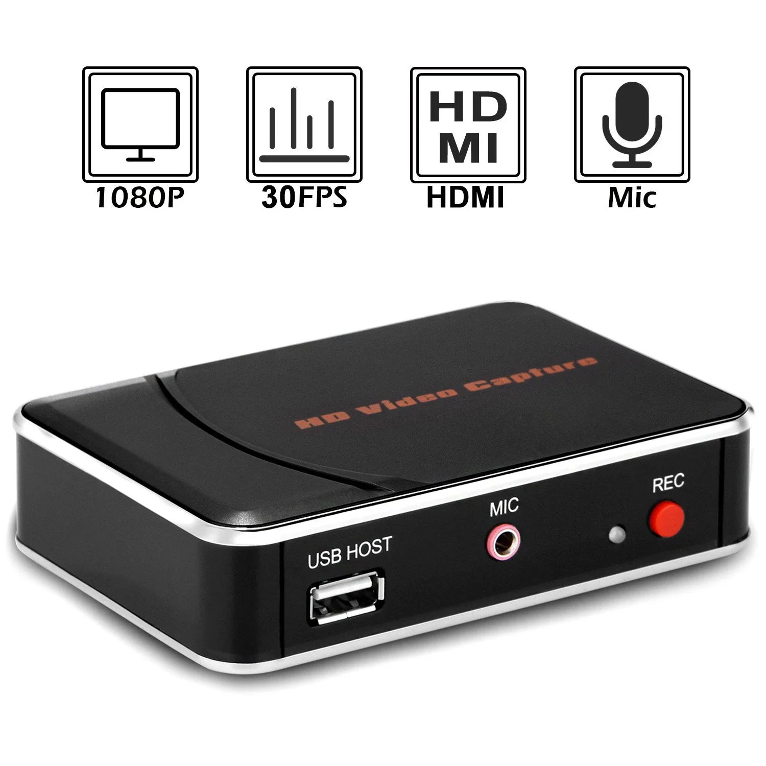 EZCAP 1080P 30fps HD Video Capture Card Game Capture With Microphone In for Blue Ray/Set-top box/Computer/Game box