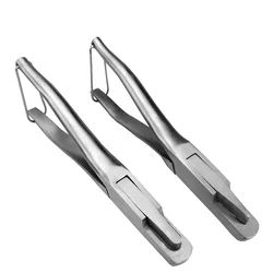 1 Pcs Stainless Steel V-Shaped U-clip Pliers Pig Ear Pliers Clip Ear Notcher Forceps Easy To Carry and Operate