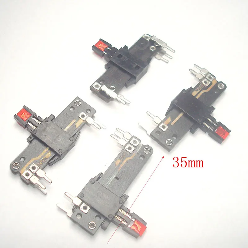 Original new 100% mixer pusher small 6pin NC208N with midpoint and lamp straight sliding potentiometer B100K (SWITCH)