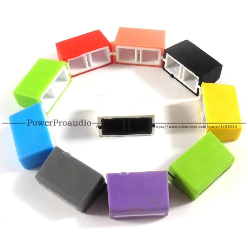 10 Cái Nhiều Màu Sắc Kênh Ví Da Cá Bộ Đội Sửa Chữa DJ Cho Numark NS6 NS7 PRO3 S2 S4 S8 Bộ Điều Khiển Máy Trộn