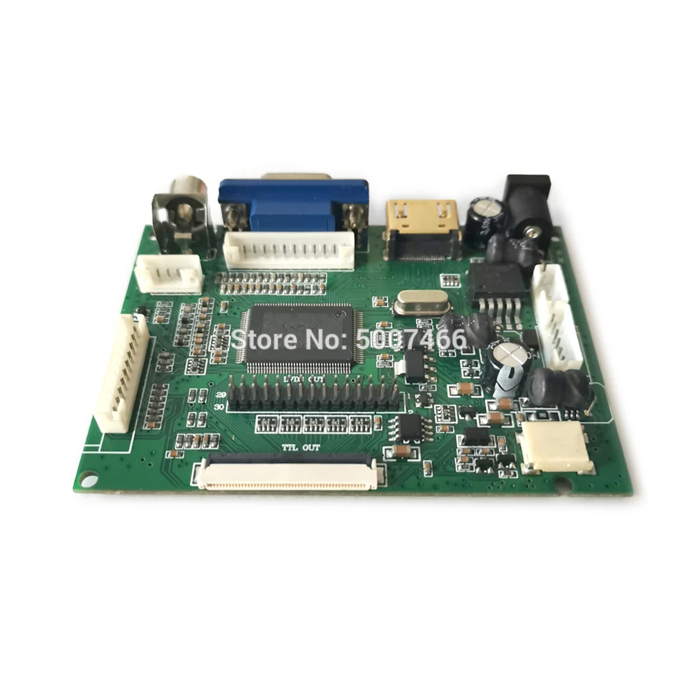 Imagem -06 - Vga Mais 2av Display Lcd Lvds Matriz de 20 Pinos Ajuste G150x1 Ht150x02 Qd15xl02 Qd15xl13 Controlador Placa de Unidade Kit Faça Você Mesmo 1024*768 2-ccfl