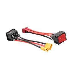 2PCS 30A/35A interruttore batteria ad alta corrente 12V/24V 550/775 regolatore di potenza del motore a spazzola con spina XT60/T per barca esca da pesca RC