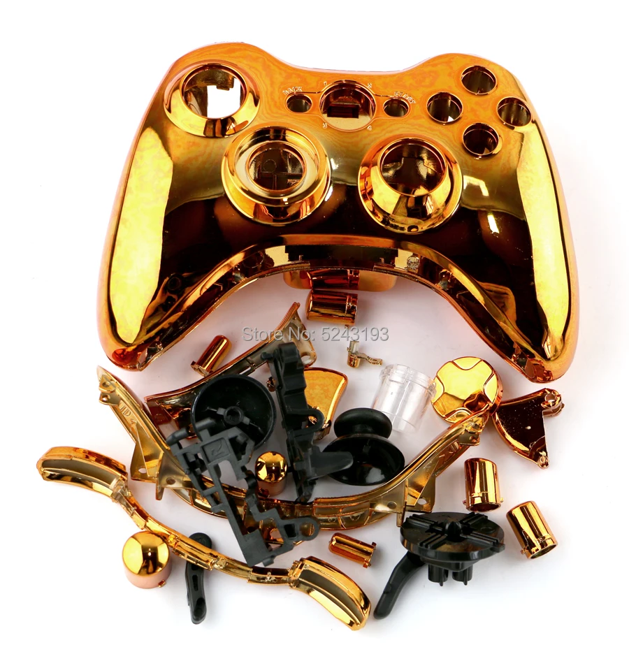 1 مجموعة جديدة 100% وحدة تحكم لاسلكية شل حالة الوفير Thumbsticks أزرار لعبة ل Xbox 360 تصفيح غطاء واقٍ مزخرف لهاتف آيفون
