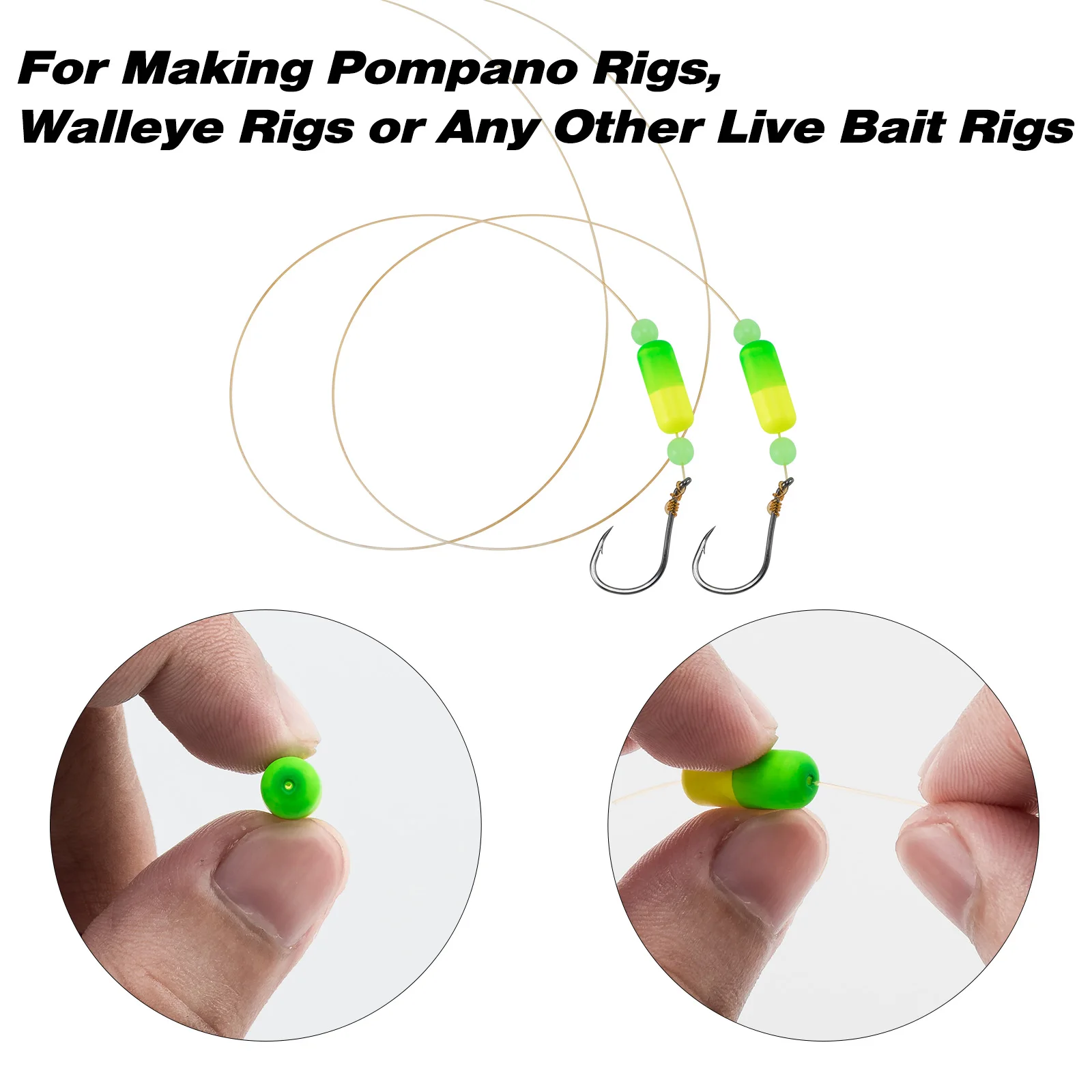 30pcs Foam Fishing Float Strike Indicator Bobber Buoys for Catfish Rig Freshwater Surf Fishing Bait Rig Bottom Rig Walleye Rig image 3