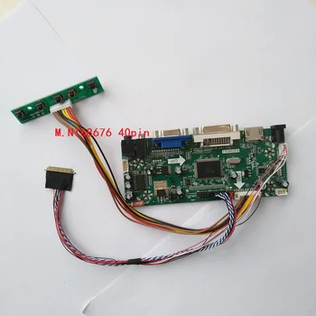 สําหรับ 40pin LP156WH2(TL)(AD)/(TL)(AE) 1366*768 แผง M.NT68676 HDMI DVI VGA LED LCD Controller ชุดจอแสดงผล