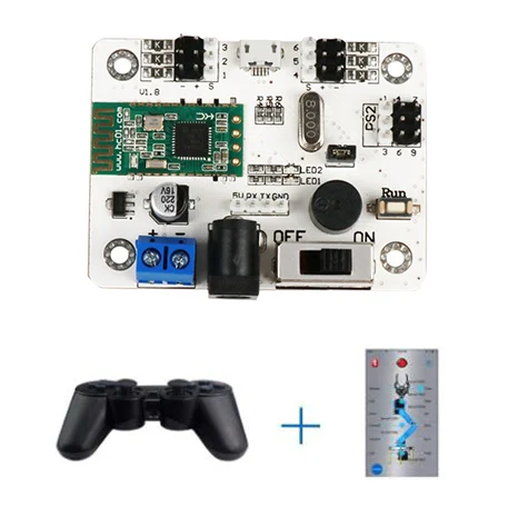 6CH Robotic Arm Servo Controller Bluetooth 4.0 Support  handle special for Robotic arm / biped robot DIY