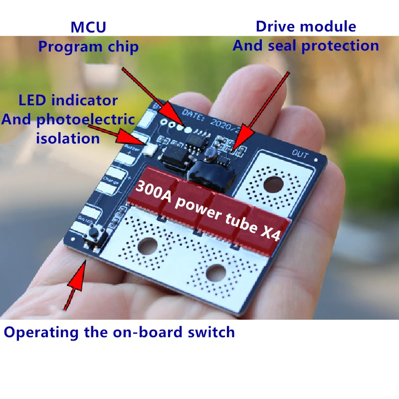 1Pcs 18650 Battery Portable Spot Welding Circuit PCB Board For Farad Capacitor Special Spot Welding Machine