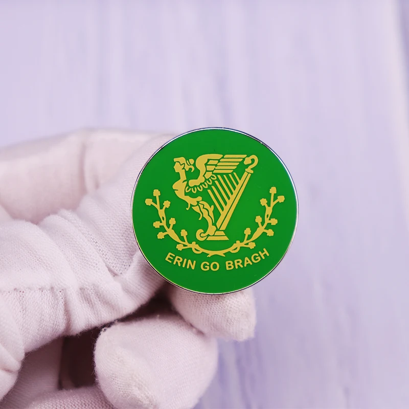 إيرين الذهاب Bragh دبوس ايرلندا سانت باتريك شارة العلم