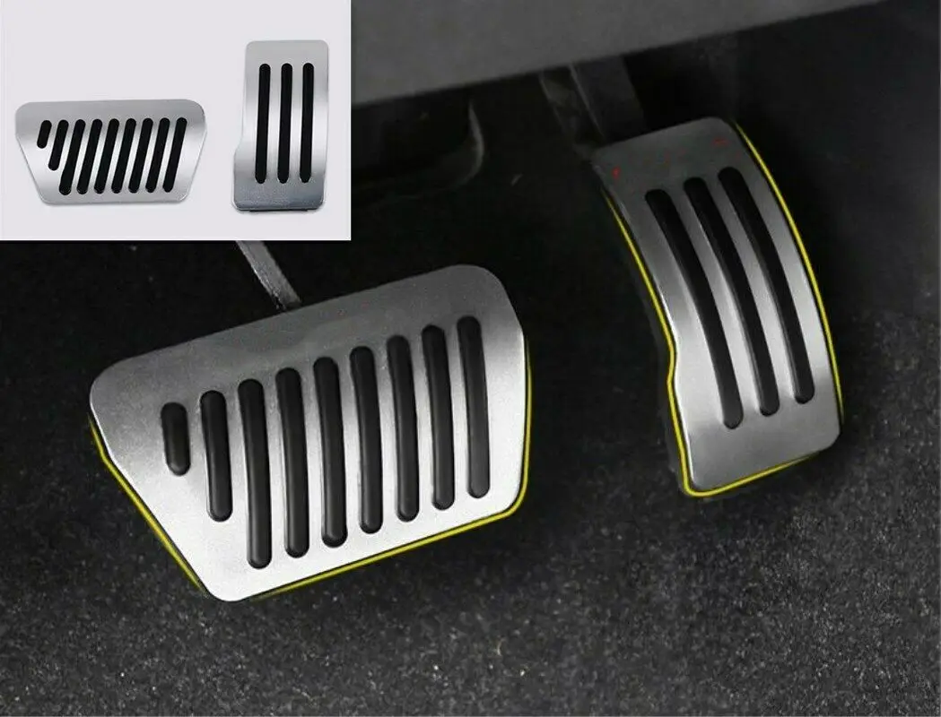 

2 шт., педаль тормоза + крышка педали акселератора для Mitsubishi Outlander 2016-2019, модификация автомобиля