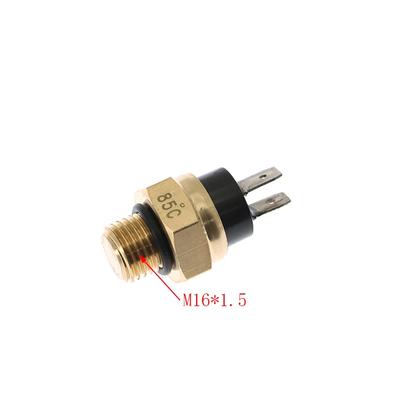 Water Cooled Temperature Sensor Engine Parts for ATV Quad Motor Parts, Radiator Thermal Fan Switch, M14, M16, 65, 75, 80,85 ℃