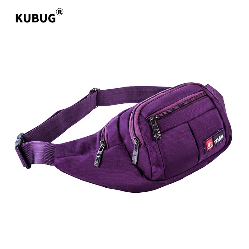 New Sports Waist Bag Multi-Layer Nylon Crossbody Leisure Running Bag Men\'s Body Hugging Business Money Bag Chest Pack Bags