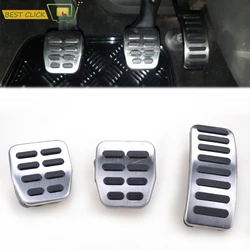 3Pcs Car Clutch Gas Fuel Pedal Brake Foot Cover For Skoda Fabia 6Y 5J Skoda Octavia 1U Roomster For VW Bora Golf MK3 MK4 Vento