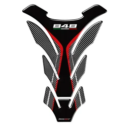 3D Resin Motorcycle Tank Pad Protector Decal Stickers Case for Ducati 848 EVO Tankpad