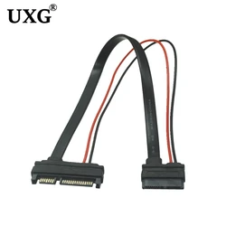 SATA Adapter Cable Serial ATA 22Pin 7+15 Male To Slimline SATA 13Pin 7+6 Female Connector Conterver Cables 30CM